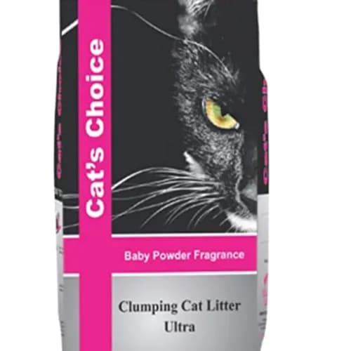 Cat'S Choice Organic Ultra Clumping Cat Litter Baby Powder Scent 5 Kg