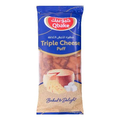 Qbake Triple Cheese Puff 105 G