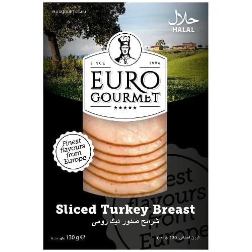 Euro Gourmet Sliced Turkey Breast 130G