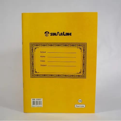 Sinarline Brown Cover  Book Arbic 60 Sheet