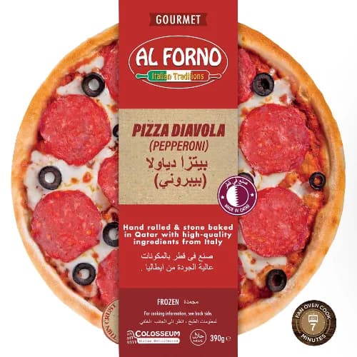 Al Forno Pizza Diavola (Pepperoni) 390G