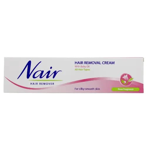 Nair Hair Removal Cream For Silky And Smooth Skin Rose Fragrance 110G