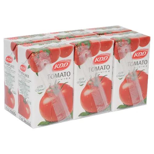 KDD Tomato Juice 250 Ml x 6 Pieces