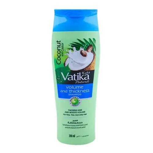 Vatika Volume & Thickness Shampoo with Coconut and Castor 200 ml