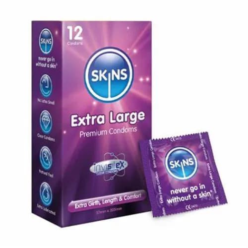 Skins Extra Large 12 Condoms