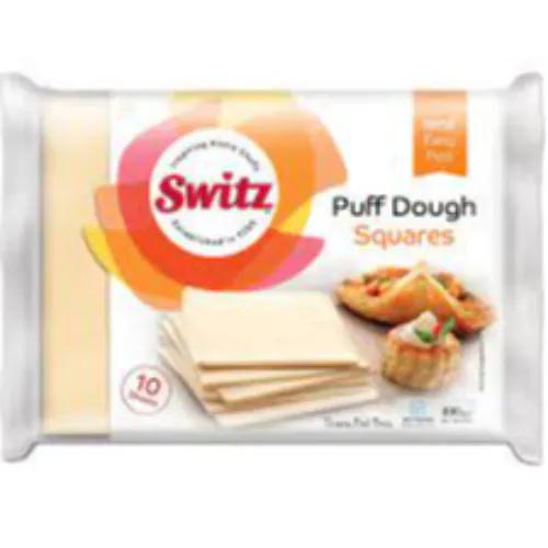 Switz Frozen Puff Pastry Squares Butter Flavor (10 Pieces) 400 gr