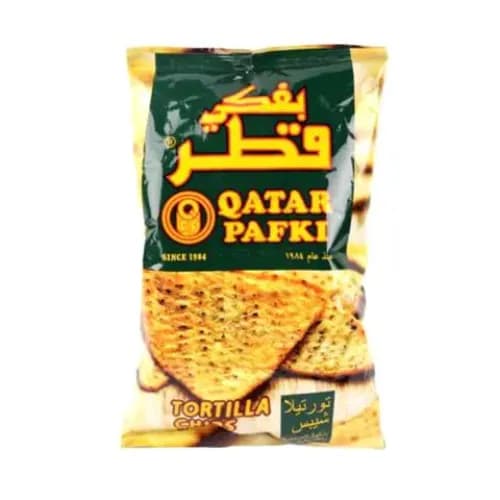 Qatar Pafki Tortilla Chips Mexican Salsa - artificial color free 125 gr