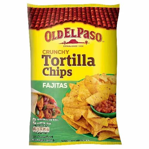 Old El Paso Crunchy Fajitas Tortilla Chips 185g