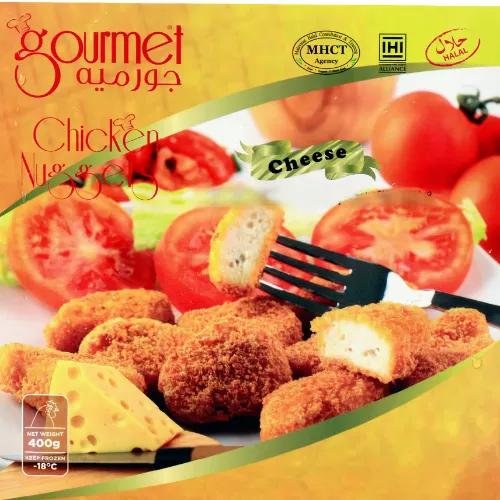 Gourmet Frozen Chicken Nuggets With Cheese 400g