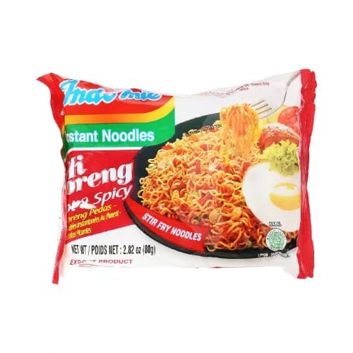 Indomie Instant Fried Noodles Hot & Spicy Flavor 80g