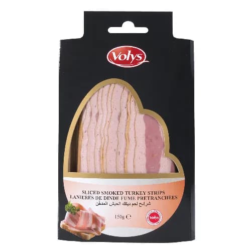 Volys Sliced Smoked Turkey Strips 150G