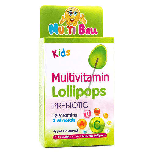 Multiball Kids Multivitamin Lollipops 7 Pieces