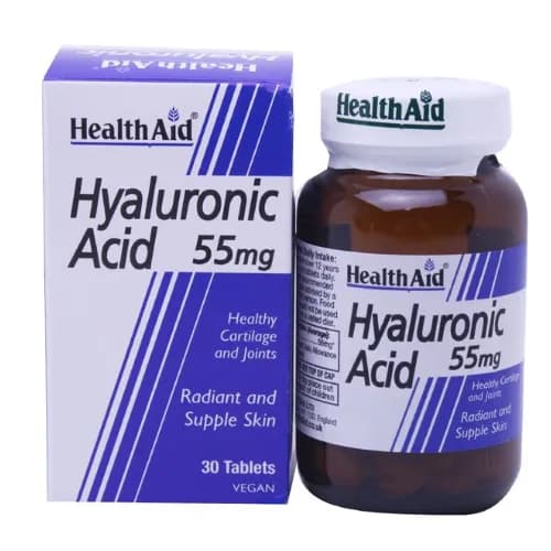 Health Aid Hyaluronic Acid 55 Mg 30 Tab