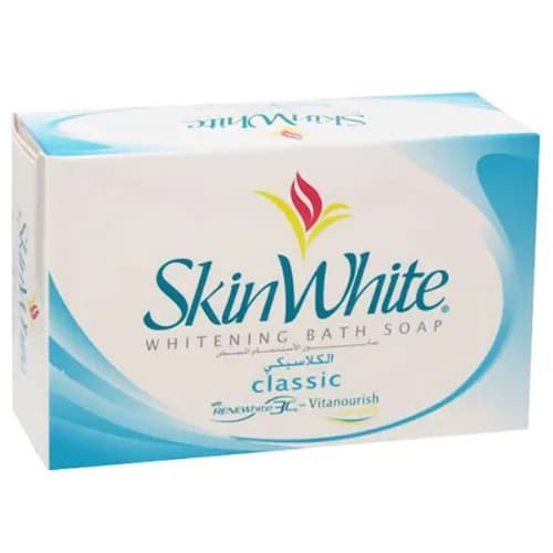 Skin White Whitening Bath Soap Classic with Renew White 3C and Vitanourish Formula 135 gr