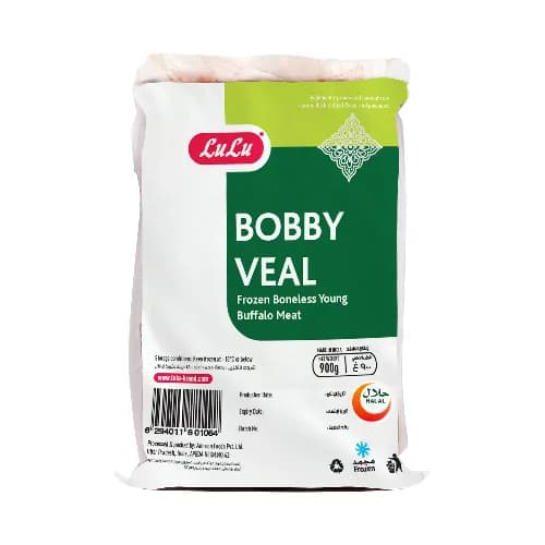 Lulu Frozen Boneless Young Buffalo Meat Bobby Veal 900G