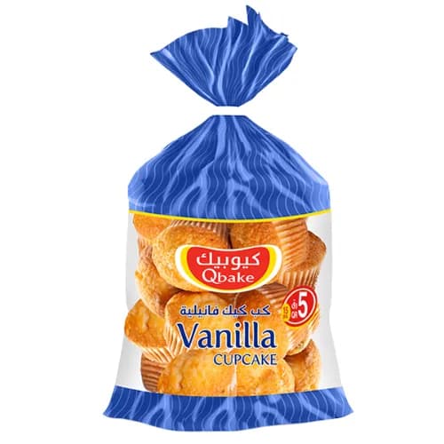 Qbake Vanilla Cupcakes 15 per pack