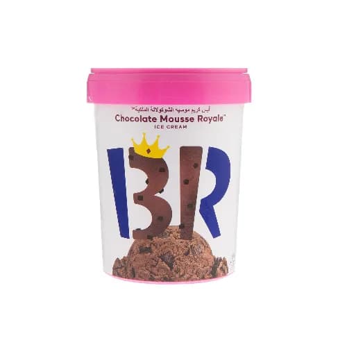 Baskin Robbins Chocolate Mousse Royale Ice Cream 1 Litre