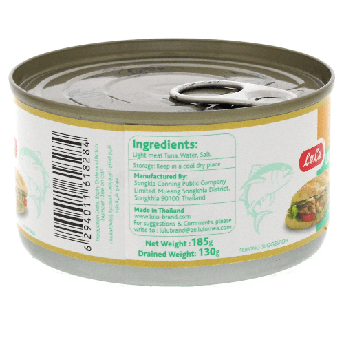 Lulu Light Meat Tuna Flakes In Brine 185g