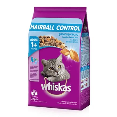 Whiskas Adult Hairball Control Chicken & Tuna (1+ years) 1.1 kg