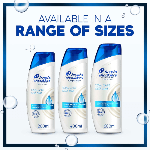 Head & Shoulders Total Care Anti-Dandruff Shampoo 400ml