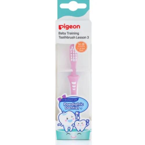 Pigeon Lesson 3 Extra Soft Baby Training Toothbrush 1 pcs