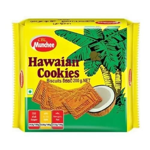 Munchee Hawaiian Coconut Cookies - vegetarian 200 gr