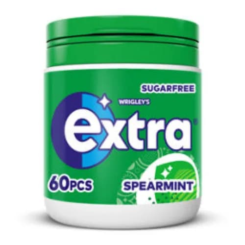 Wrigley's Extra Gum Spearmint Flavor - sugar free 60 per pack