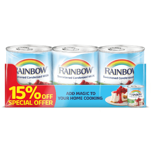 Rainbow Sweetened Condensed Milk 3 X 397 G
