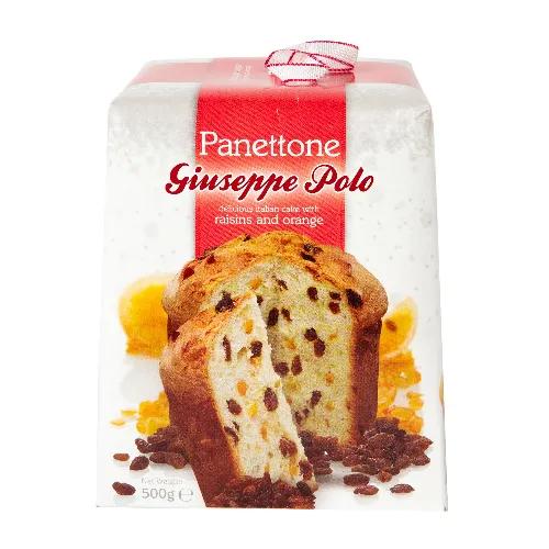 Polo Naranja Panettone Italian Cake With Raisins And Orange 500 G