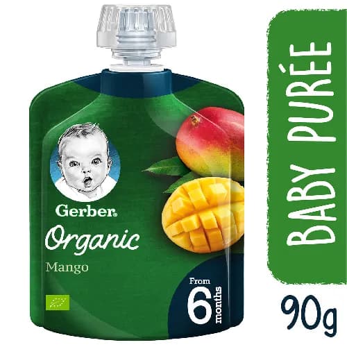 Gerber Baby Food Organic Mango From 6 Months 90g