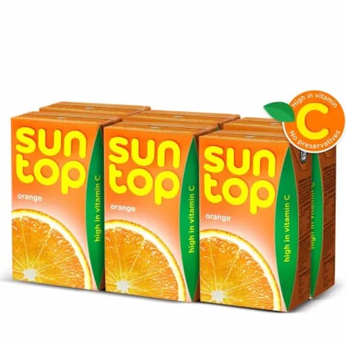 Sun Top Orange Juice 6 x 250 ml