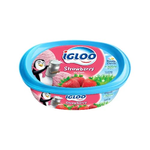 Igloo Strawberry Ice Cream 1Litre