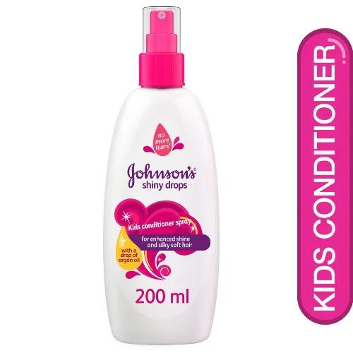 Johnson's Shiny Drops Kids Hair Conditioner Spray With Argan Oil 200ml