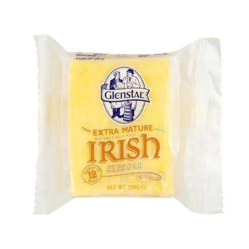 Glenstal Extra Mature White Cheddar Cheese 200G