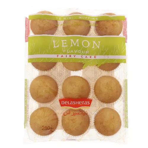 Delasheras Lemon Flavour Mini Muffins 12 Pcs