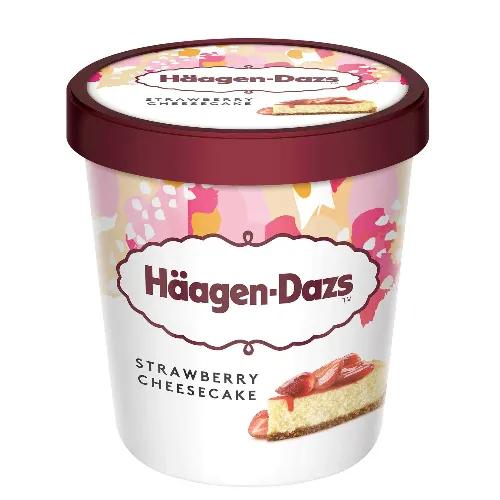 Haagen-Dazs Ice Cream Strawberry Cheese Cake 460Ml