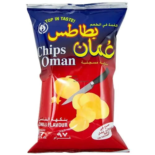 Oman Chili Potato Chips 97 gr