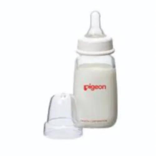 Pigeon Glass 120ml Nursing Bottle with Peristaltic Nipple 1 pcs