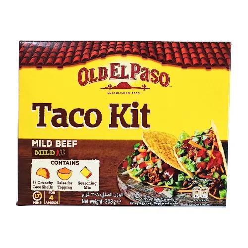 Old El Paso Crunchy Taco Kit Garlic & Paprika 308g