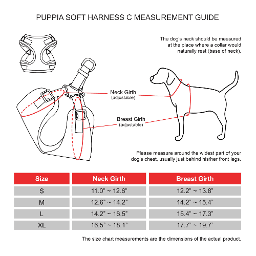 Evie Harness Red Medium