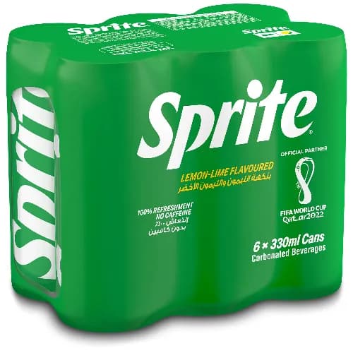 Sprite Regular - caffeine free 6 x 330 ml