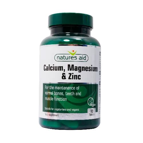 Natures Aid Calcium Magnesium & Zinc Tab 90 Pieces