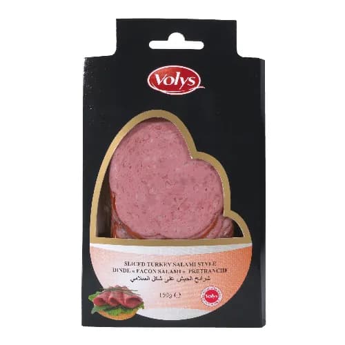 Volys Sliced Turkey Salami Style 150G