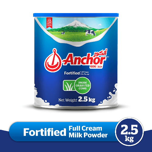Anchor Full Cream Milk Powder 2.5kg