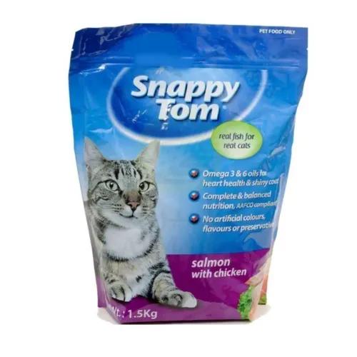 Snappy Tom Salmom With Chicken 1.5 Kg