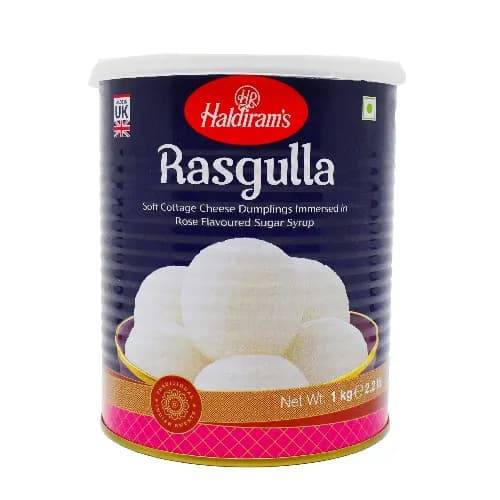 Haldiram's Rasgulla In Rose Syrup 1kg