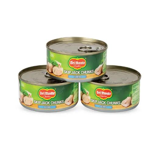 Del Monte Skip Jack Tuna Chunks Assorted 3 X 185g