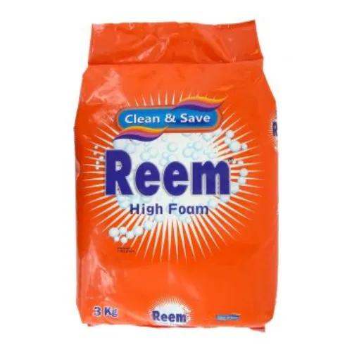 Reem Clean & Save High Foam Laundry Detergent Powder 3 kg