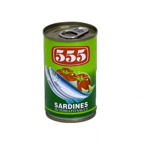 555 Sardines In Tomato Sauce 155G