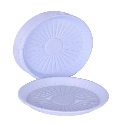 Madina Pack Disposable Plastic Plates No.18 50 Per Pack